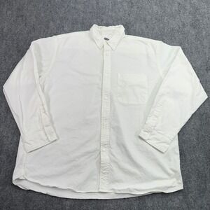 Pilgrim Surf Supply Shirt Mens Extra‎ Large White Long Sleeve Button Down Japan